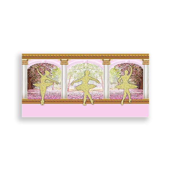 Painel Retangular - Bailarinas - Sublimado 3D