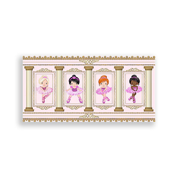 Painel Retangular - Bailarinas - Sublimado 3D