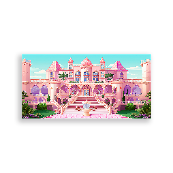 Painel Retangular - Barbie - Sublimado 3D