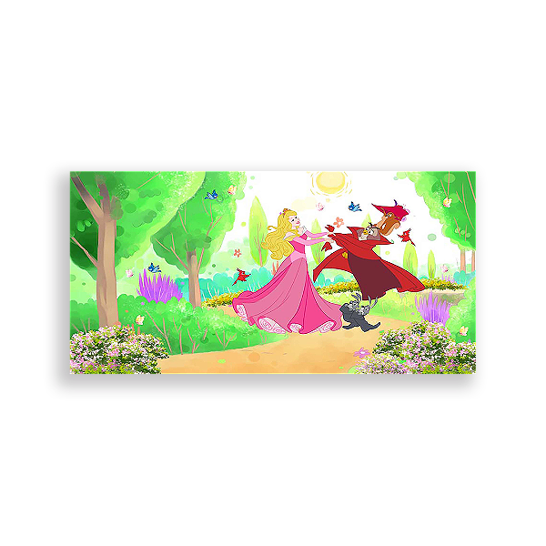 Painel Retangular - Bela Adormecida - Sublimado 3D