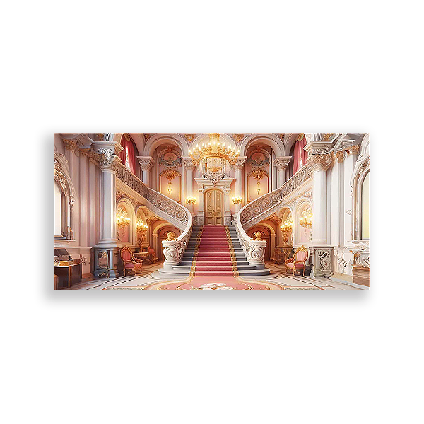 Painel Retangular - Bela E A Fera - Sublimado 3D