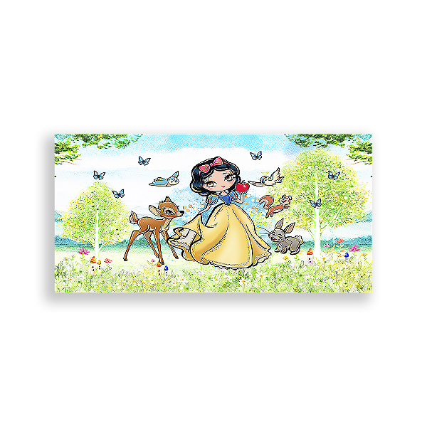 Painel Retangular - Branca De Neve - Sublimado 3D