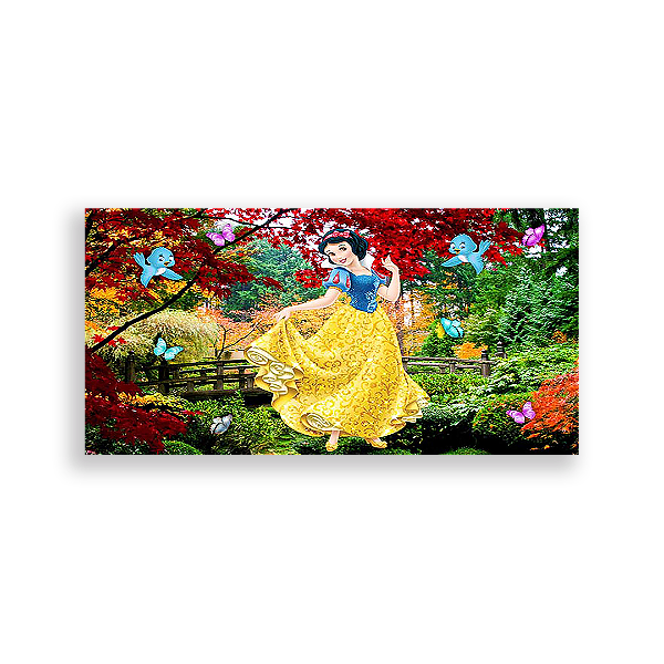 Painel Retangular - Branca De Neve - Sublimado 3D