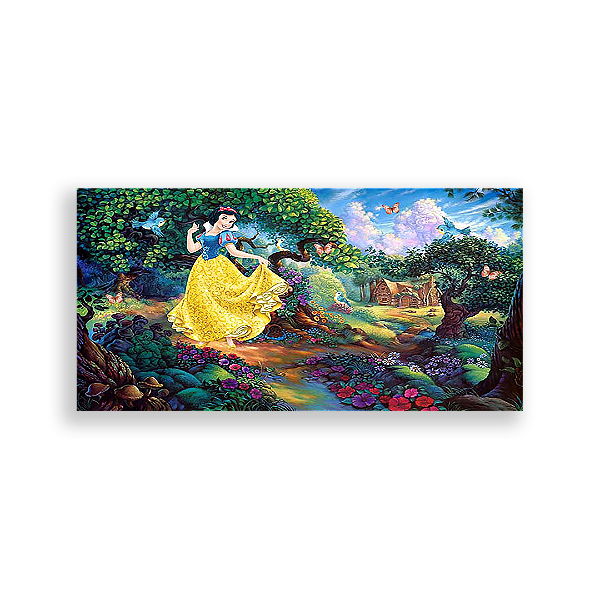 Capa Painel Retangular Sublimado - Branca De Neve