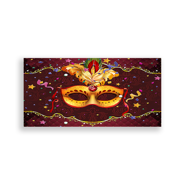 Capa Painel Retangular Sublimado - Carnaval