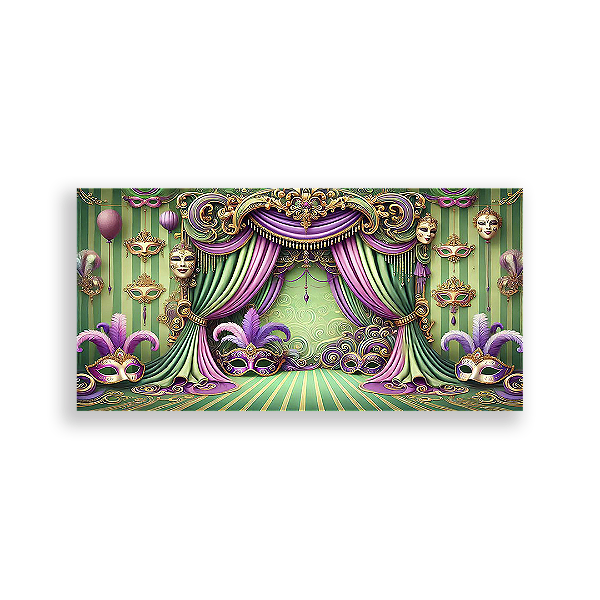 Painel Retangular - Carnaval - Sublimado 3D