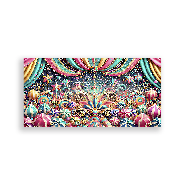 Painel Retangular - Carnaval - Sublimado 3D