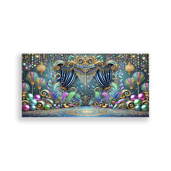 Painel Retangular - Carnaval - Sublimado 3D