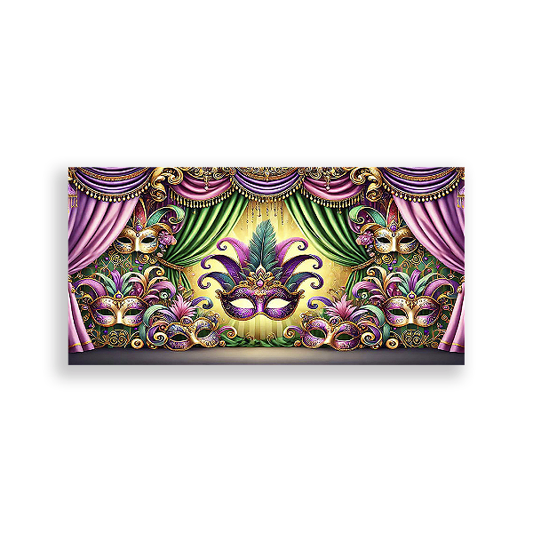 Painel Retangular - Carnaval - Sublimado 3D