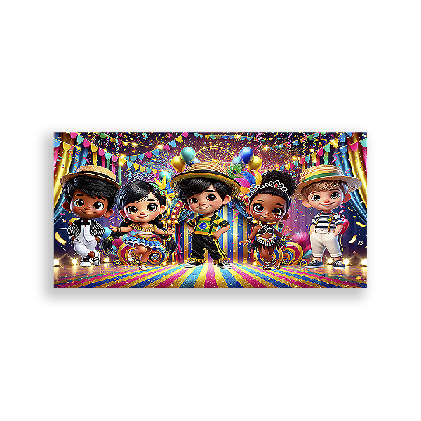 Painel Retangular - Carnaval - Sublimado 3D