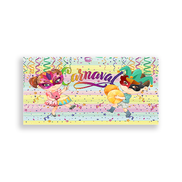 Painel Retangular - Carnaval - Sublimado 3D