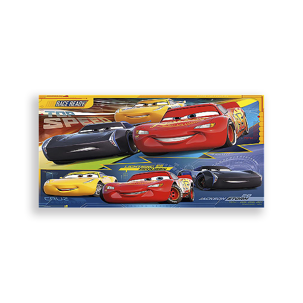 Painel Retangular - Cars Disney - Sublimado 3D