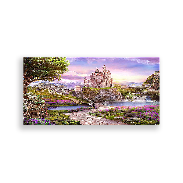 Capa Painel Retangular Sublimado - Castelos