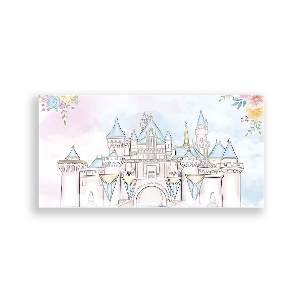 Painel Retangular - Castelos - Sublimado 3D