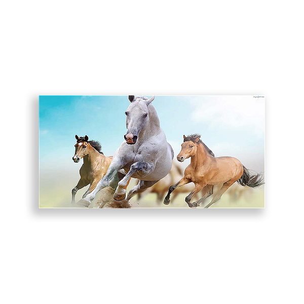 Painel Retangular - Cavalos - Sublimado 3D