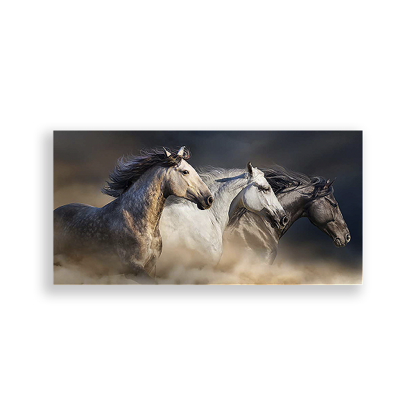 Painel Retangular - Cavalos - Sublimado 3D