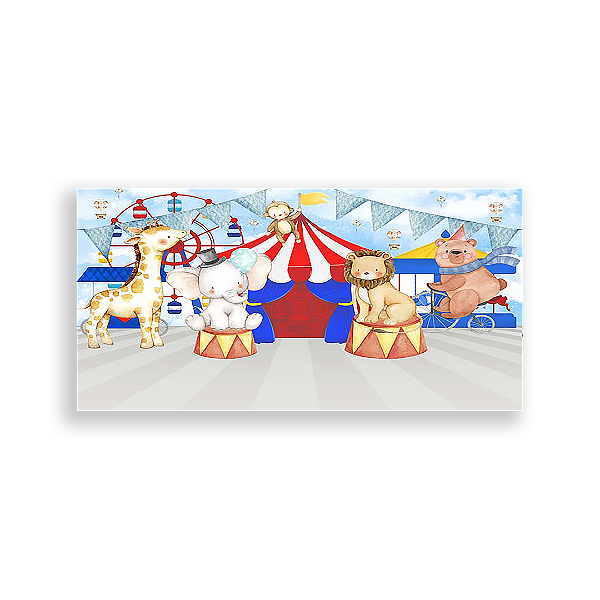 Capa Painel Retangular Sublimado - Circo
