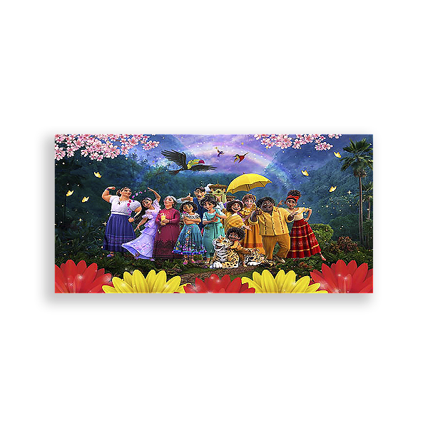 Capa Painel Retangular Sublimado - Encanto