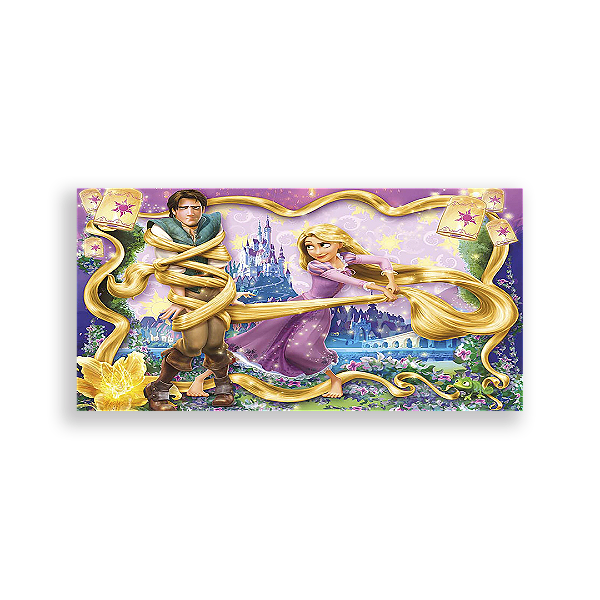 Capa Painel Retangular Sublimado - Rapunzel Enrolados