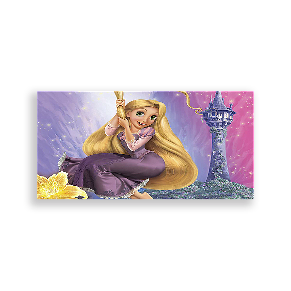 Capa Painel Retangular Sublimado - Rapunzel Enrolados
