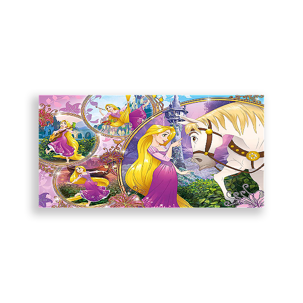 Capa Painel Retangular Sublimado - Rapunzel Enrolados