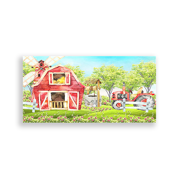 Painel Retangular - Fazenda - Sublimado 3D