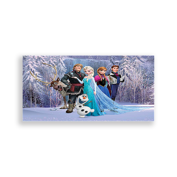 Painel Retangular - Frozen - Sublimado 3D