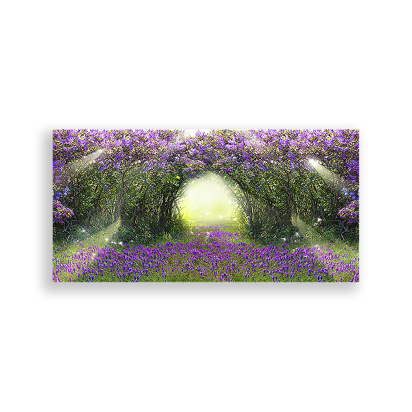 Capa Painel Retangular Sublimado - Jardim
