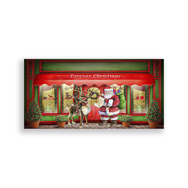 Capa Painel Retangular Sublimado - Natal
