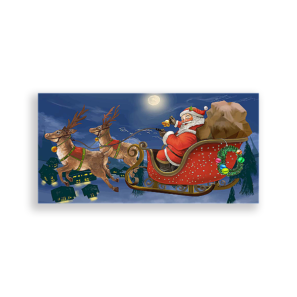 Capa Painel Retangular Sublimado - Natal