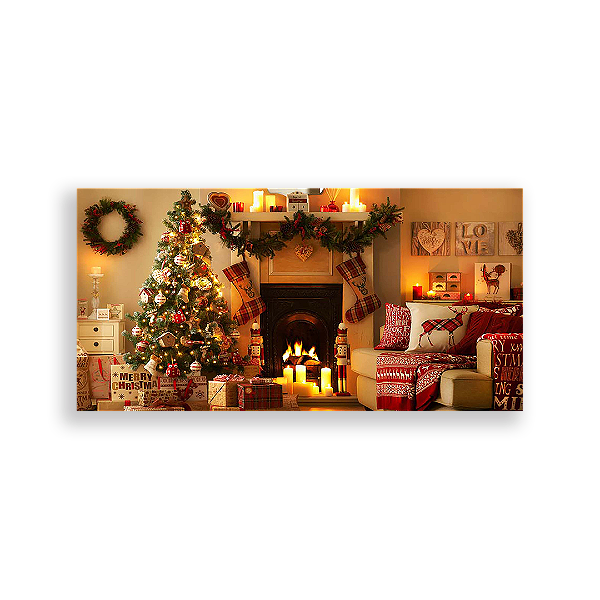 Capa Painel Retangular Sublimado - Natal