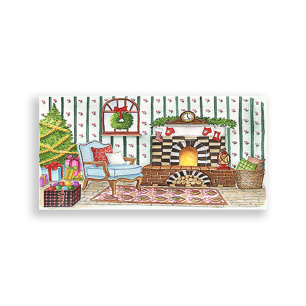 Capa Painel Retangular Sublimado - Natal