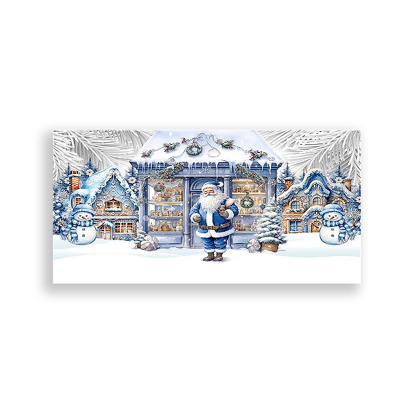 Capa Painel Retangular Sublimado - Natal