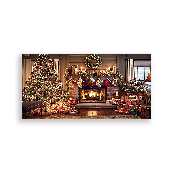 Capa Painel Retangular Sublimado - Natal
