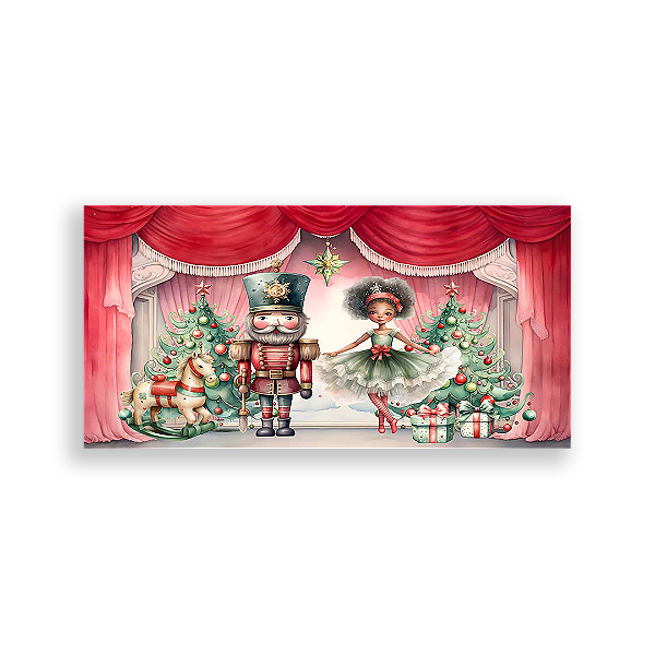 Capa Painel Retangular Sublimado - Natal