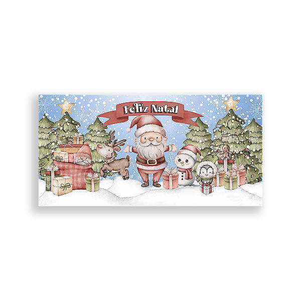 Capa Painel Retangular Sublimado - Natal