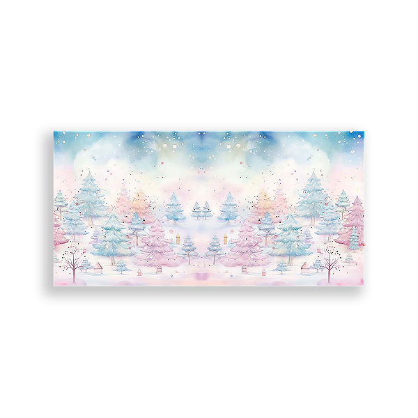 Capa Painel Retangular Sublimado - Natal