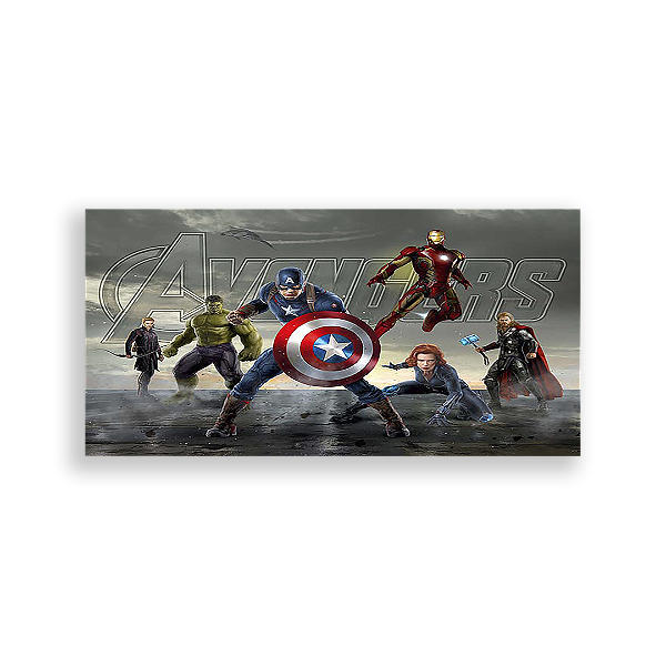 Capa Painel Retangular Sublimado - Os Vingadores