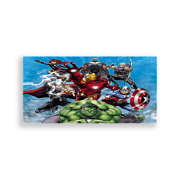 Capa Painel Retangular Sublimado - Os Vingadores