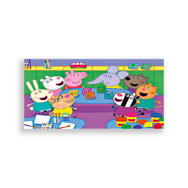 Capa Painel Retangular Sublimado - Peppa Pig