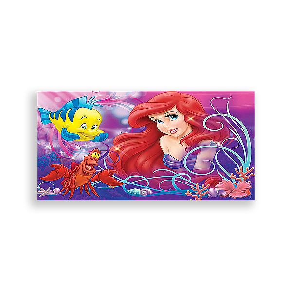 Painel Retangular - Pequena Sereia - Sublimado 3D
