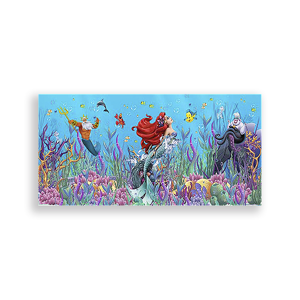 Painel Retangular - Pequena Sereia - Sublimado 3D