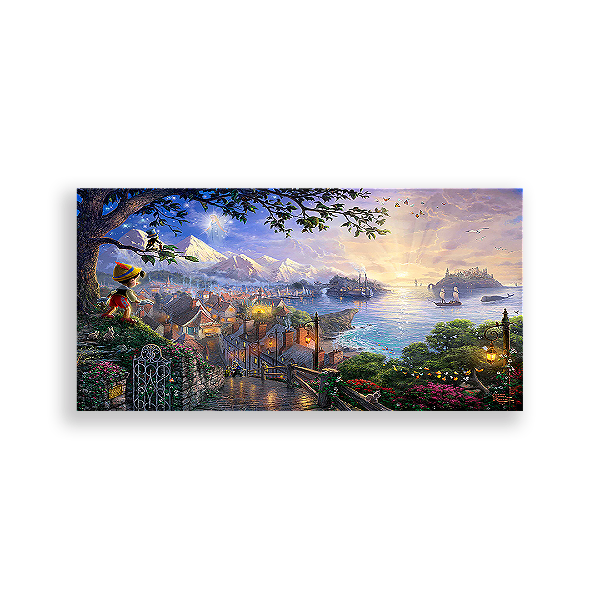 Capa Painel Retangular Sublimado - Pinocchio