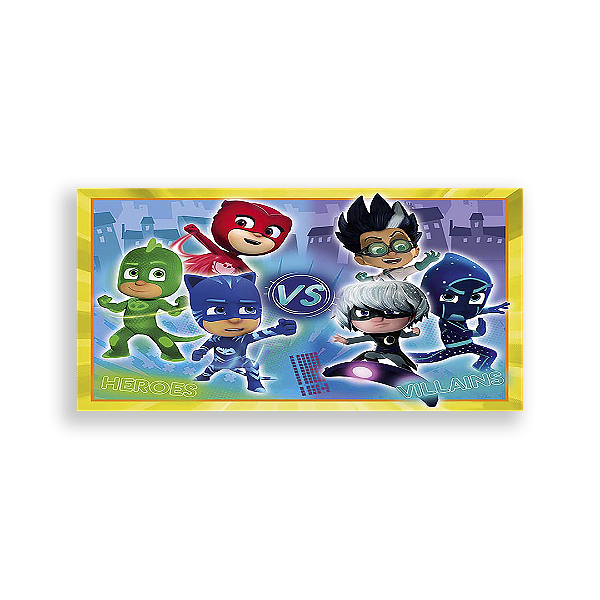 Capa Painel Retangular Sublimado - Pj Mask