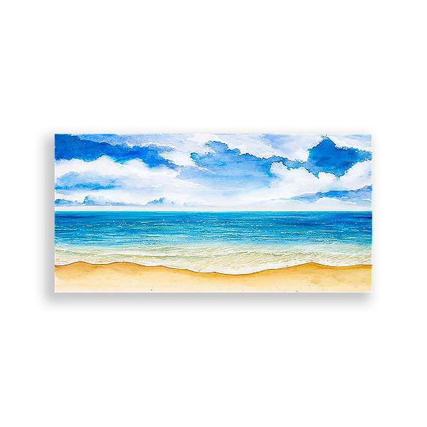Capa Painel Retangular Sublimado - Praia