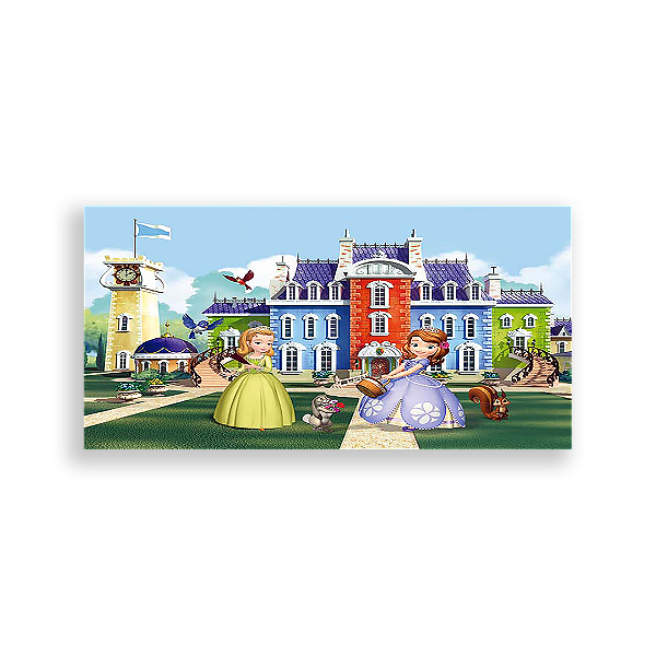 Capa Painel Retangular Sublimado - Princesa Sofia