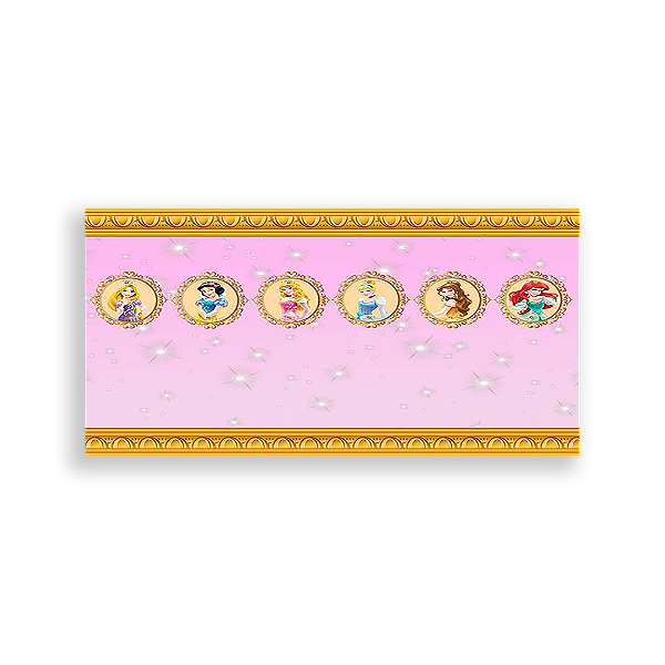 Capa Painel Retangular Sublimado - Princesas Disney