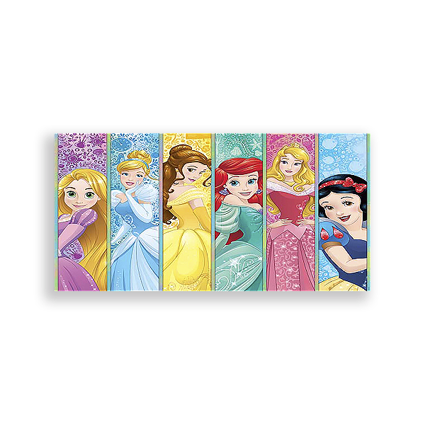 Capa Painel Retangular Sublimado - Princesas Disney