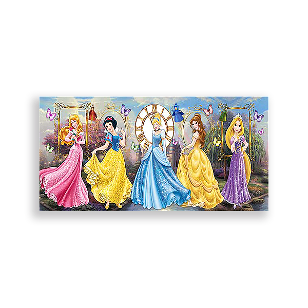 Capa Painel Retangular Sublimado - Princesas Disney