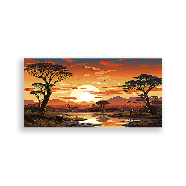 Capa Painel Retangular Sublimado - Rei Leao
